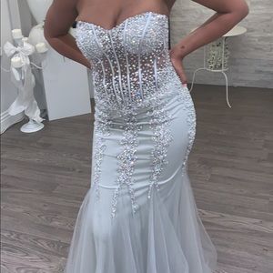 Strapless Jovani gown 5908